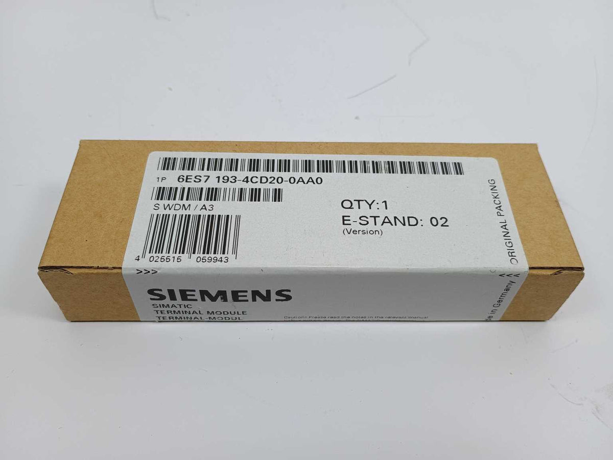 Siemens 6ES7193-4CD20-0AA0 TM-P15S23-A0 Terminal module