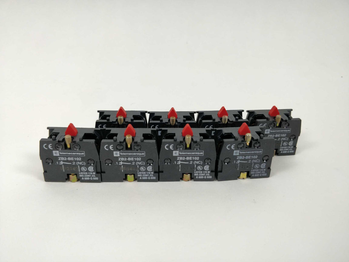TELEMECANIQUE ZB2-BE102 Single contact block. 8 Pcs