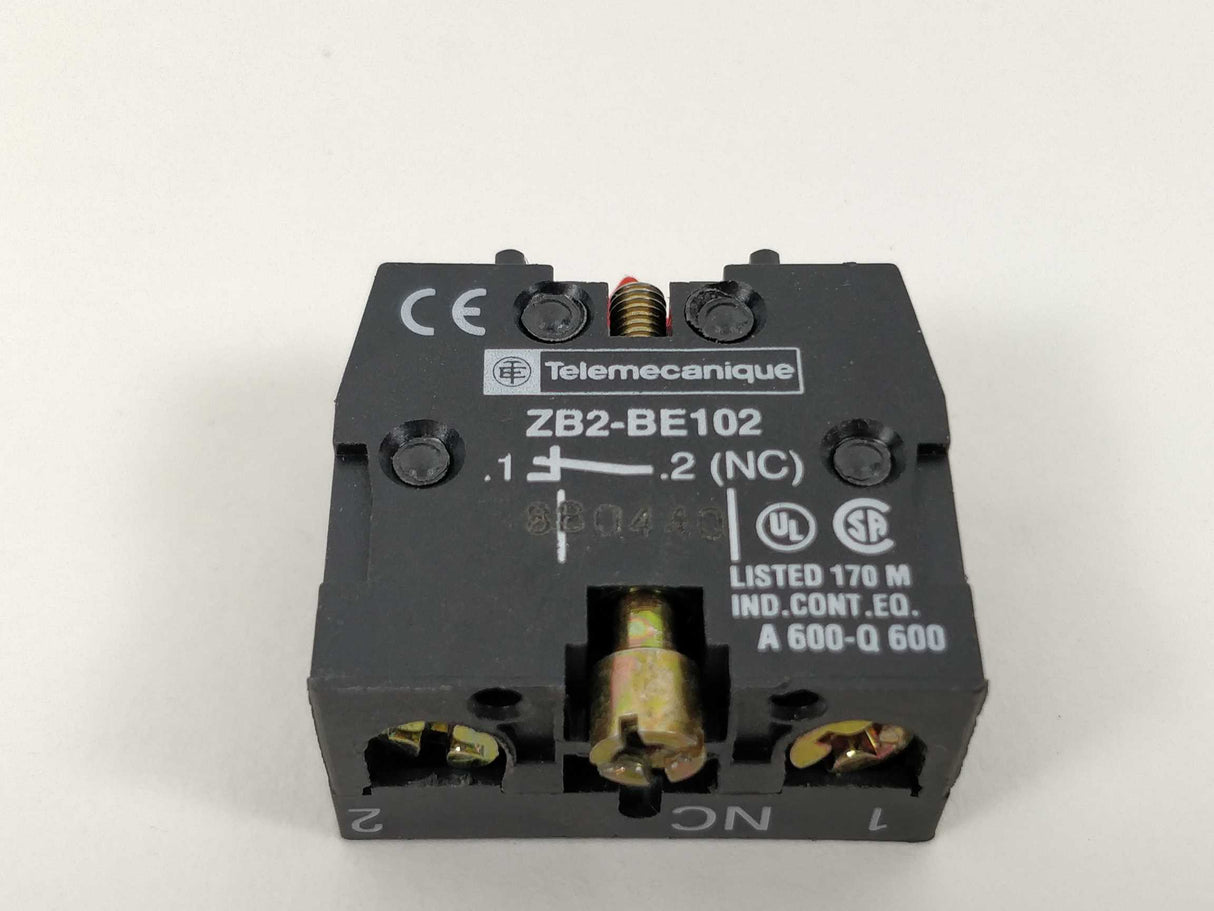 TELEMECANIQUE ZB2-BE102 Single contact block. 8 Pcs