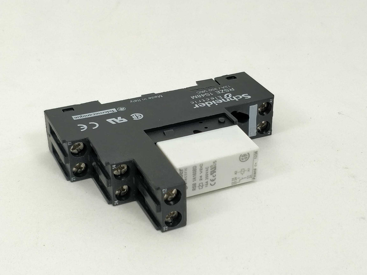 Schneider Electric RSB 1A160BD 1-Pole Switch Power Relay, With RSZE 1S48M