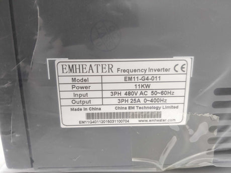 Emheater EM11-G4-011 Frequency Inverter 0-400Hz