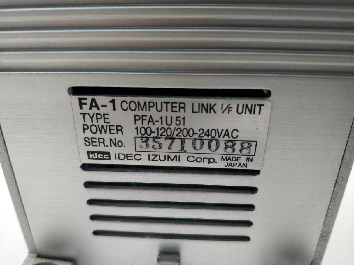 Idec PFA-1U51 FA-1 Computer Link I/F Unit