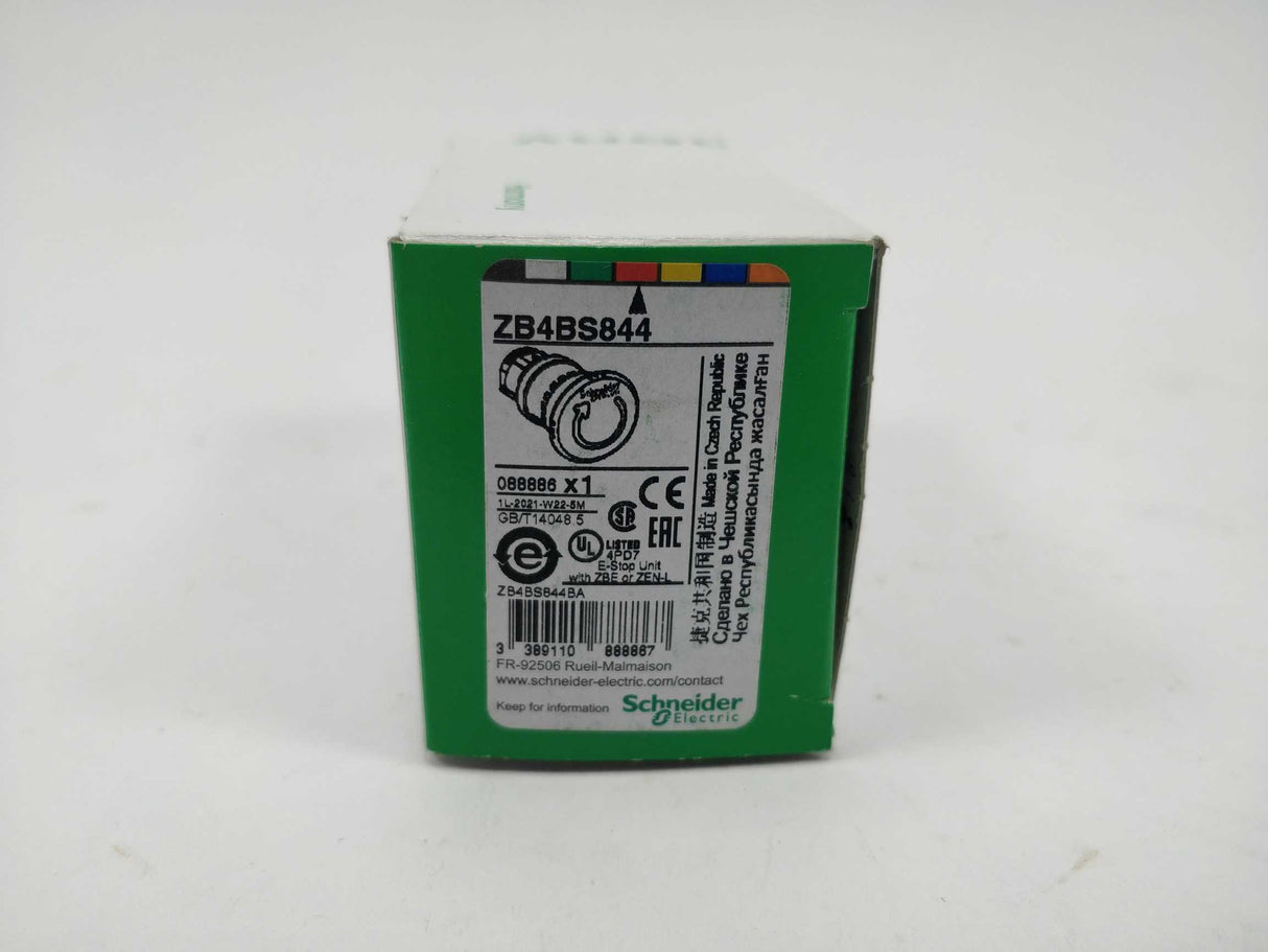 Schneider Electric ZB4BS844 Emergency Stop Head 088886