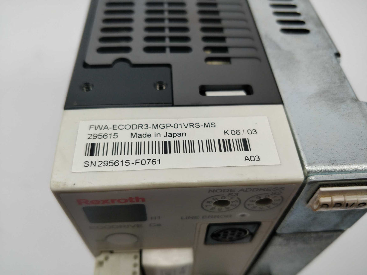 Rexroth 295609 FWA-ECODR3-MGP-01VRS-MS DKC10.3-004-3-MGP-01VRS ECM01.1-PB01-NN