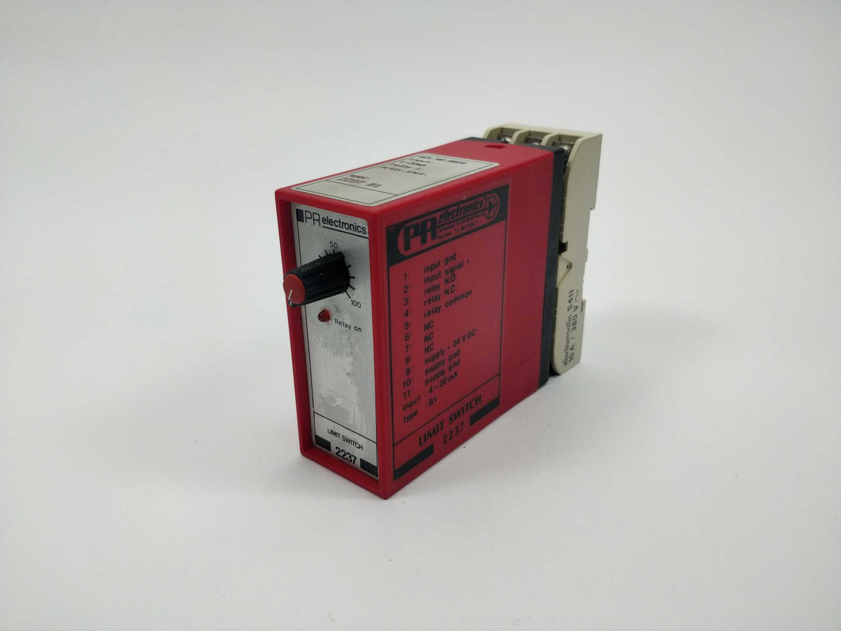 PR Electronics 2237B1 Limit Switch with Electromatic S411