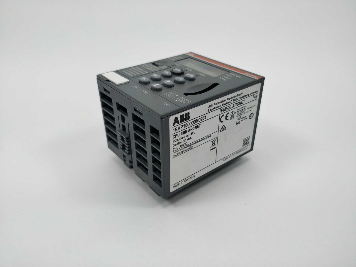 ABB 1SAP150000R0261 PM590-ARCHNET CPU 2MB ARCHNET