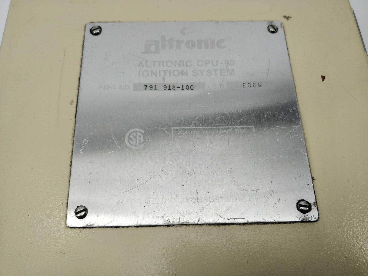 altronic CPU-90. 791 918-100 CPU-90, 702026 R2