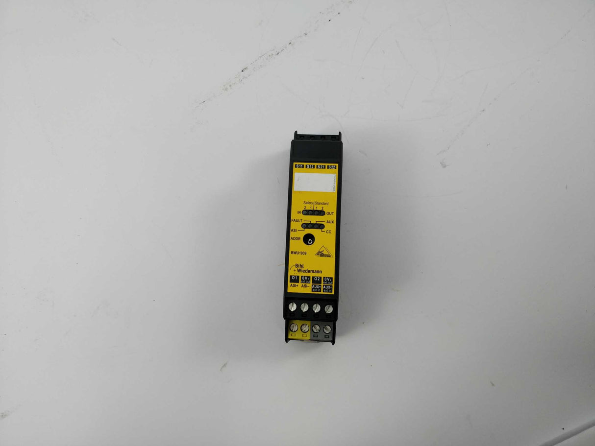 Bihl+Wiedemann BWU1939 12678 ASi Safety Input Module for floating contacts