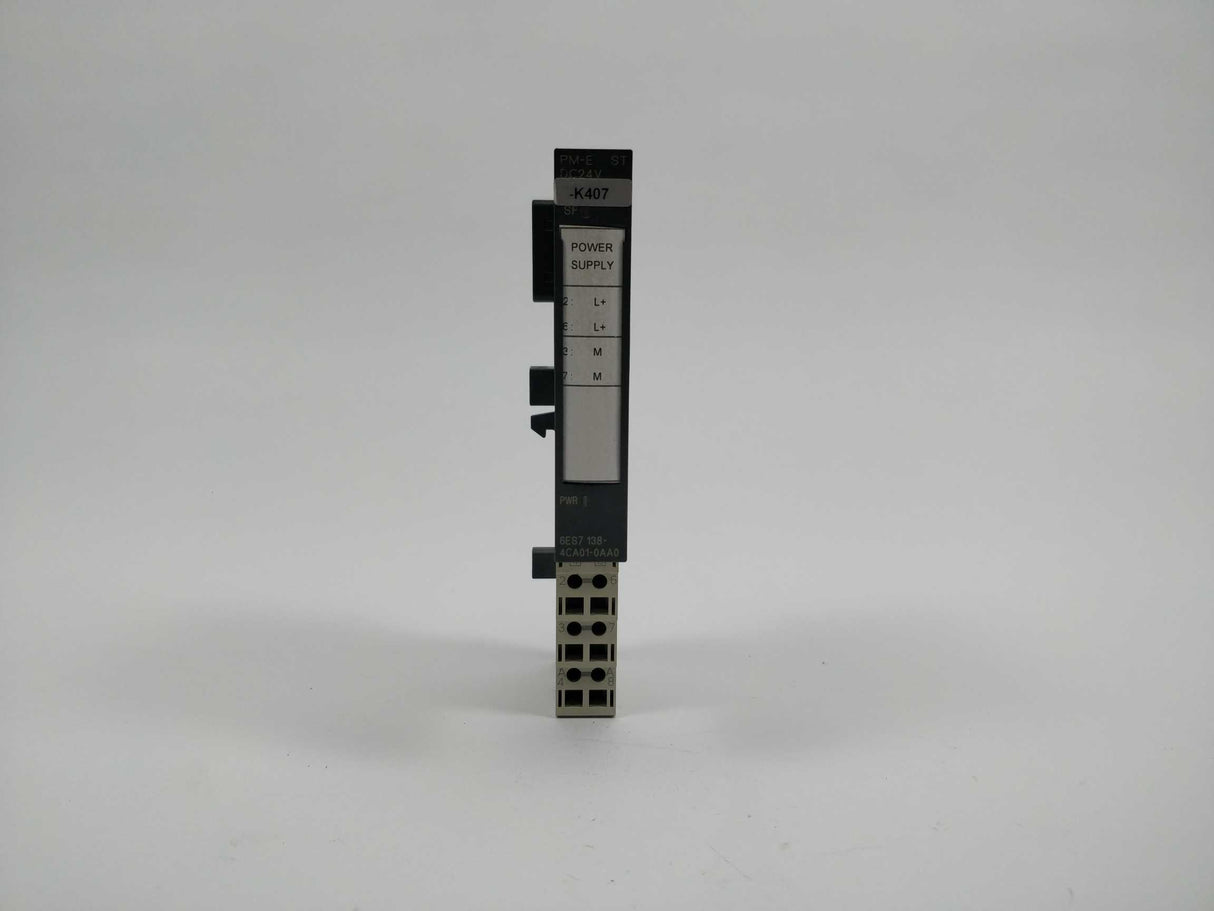 Siemens 6ES7138-4CA01-0AA0 SIMATIC 07 PM-E power modules for ET 200S