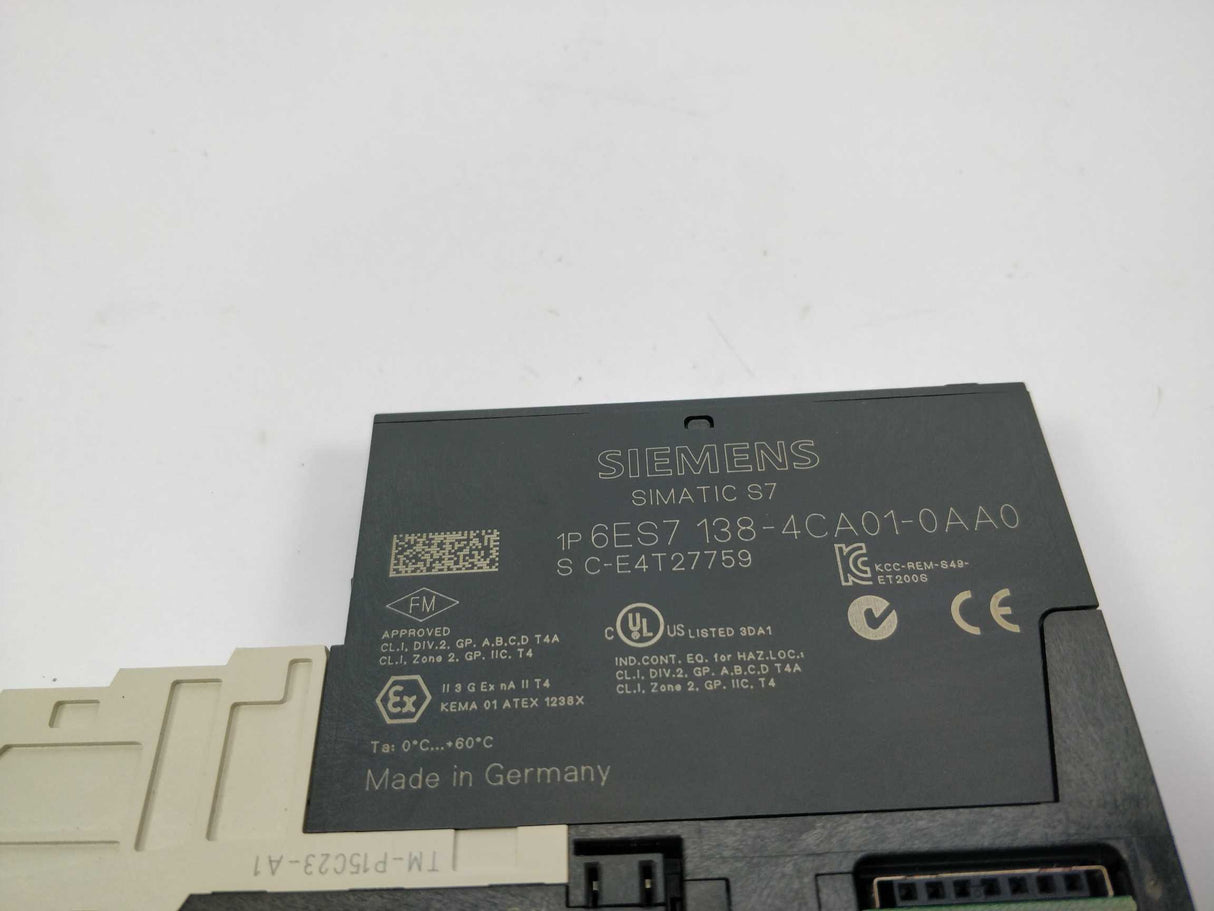 Siemens 6ES7138-4CA01-0AA0 SIMATIC 07 PM-E power modules for ET 200S