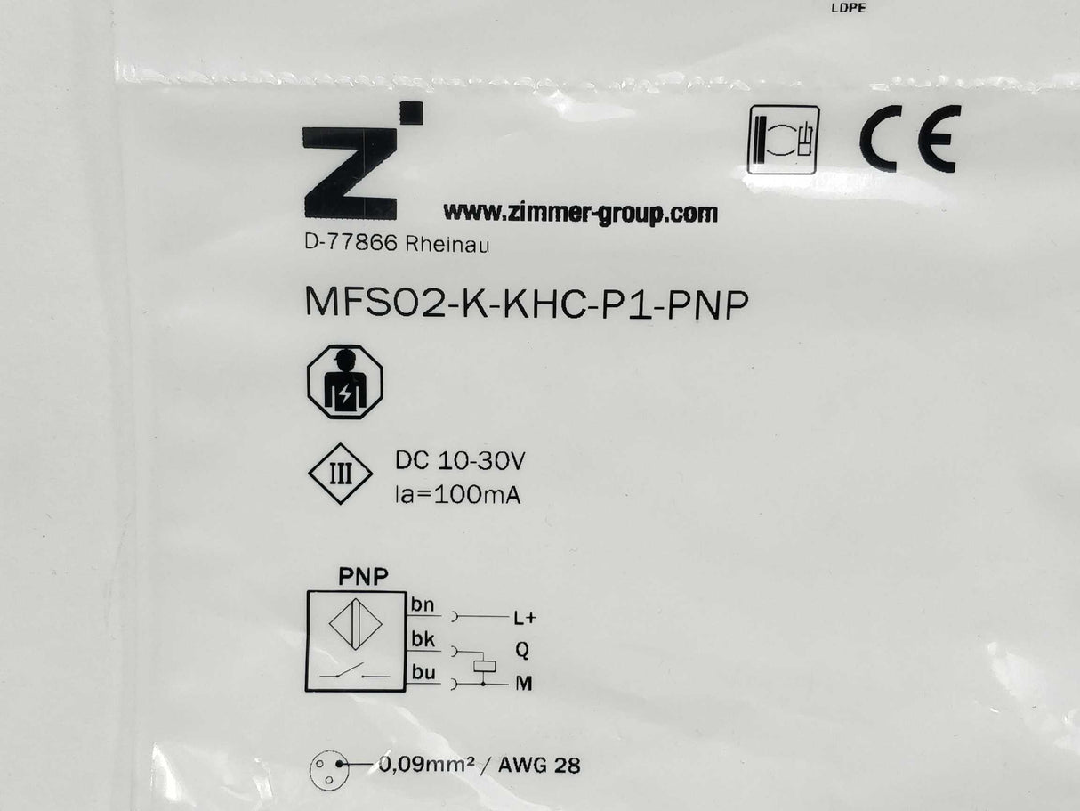 Zimmer group MFS02-K-KHC-P1-PNP MAGNETIC FIELD SENSOR