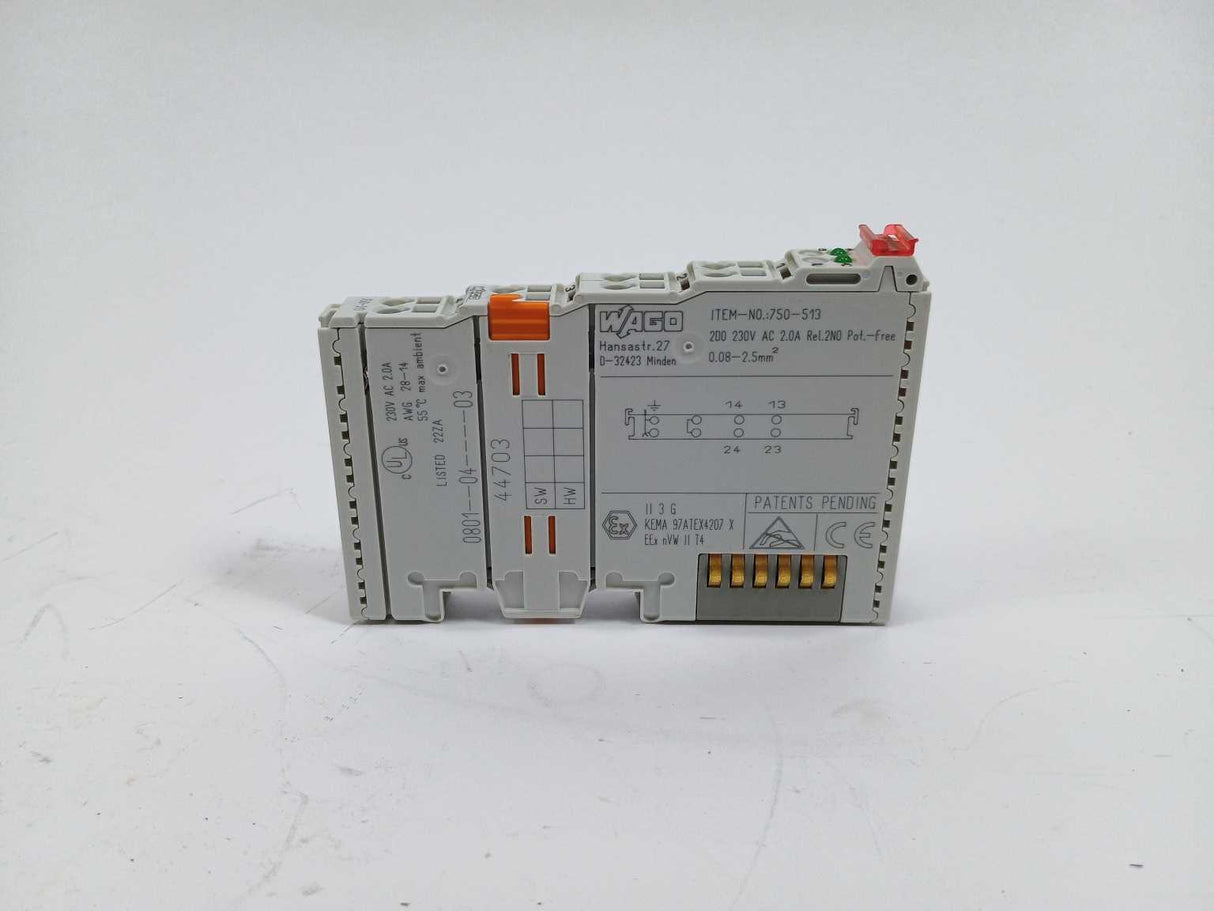 Wago 750-513 2-Channel Relay Output