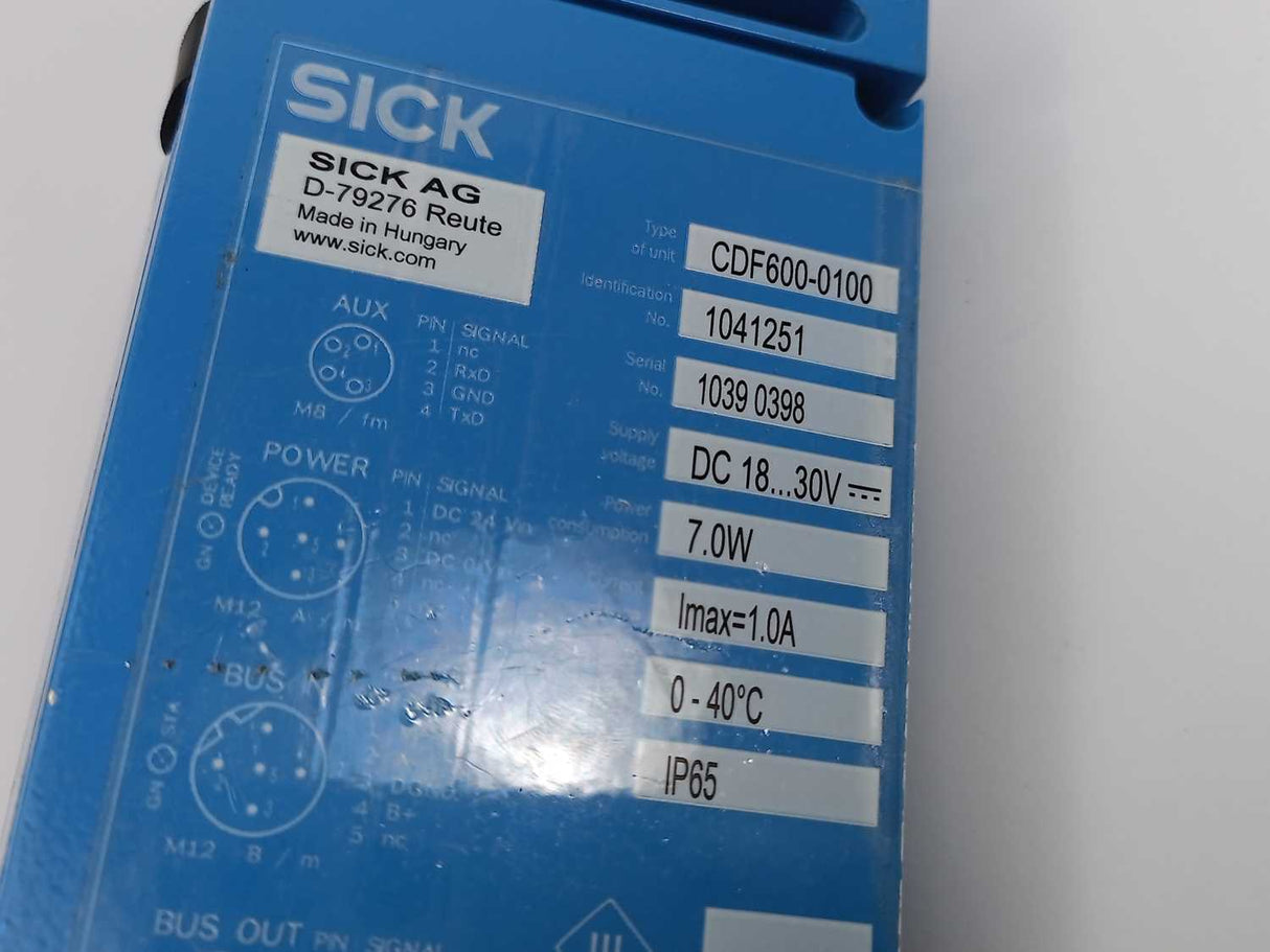 SICK 1041251 CDF600-0100 Fieldbus Module