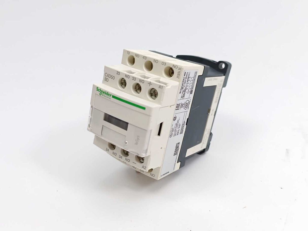 Schneider Electric CAD50BD Control Relay with LAD4TBDL