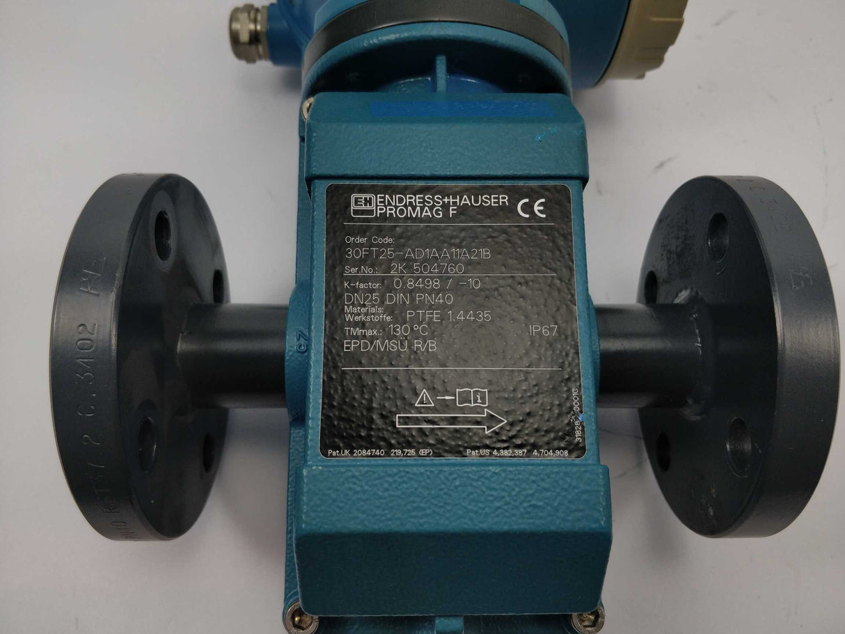 Endress+Hauser 30FT25-AD1AA11A21B Promag F Flow Measuring System