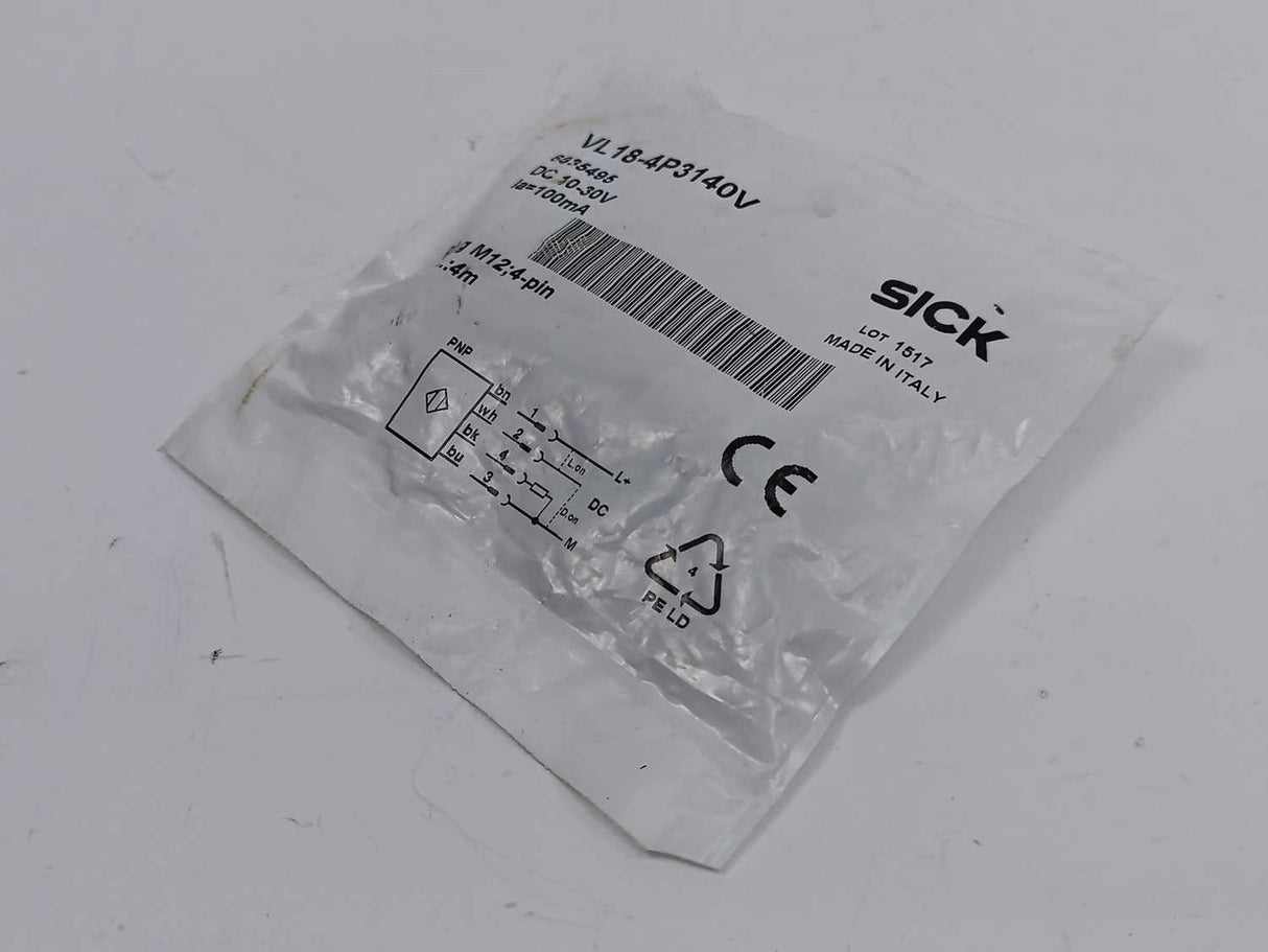 SICK VL18-4P3140V Photoelectric retro-reflective sensor