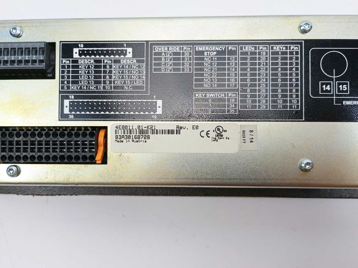 B&R 4E0011.01-K21 Keypad Module