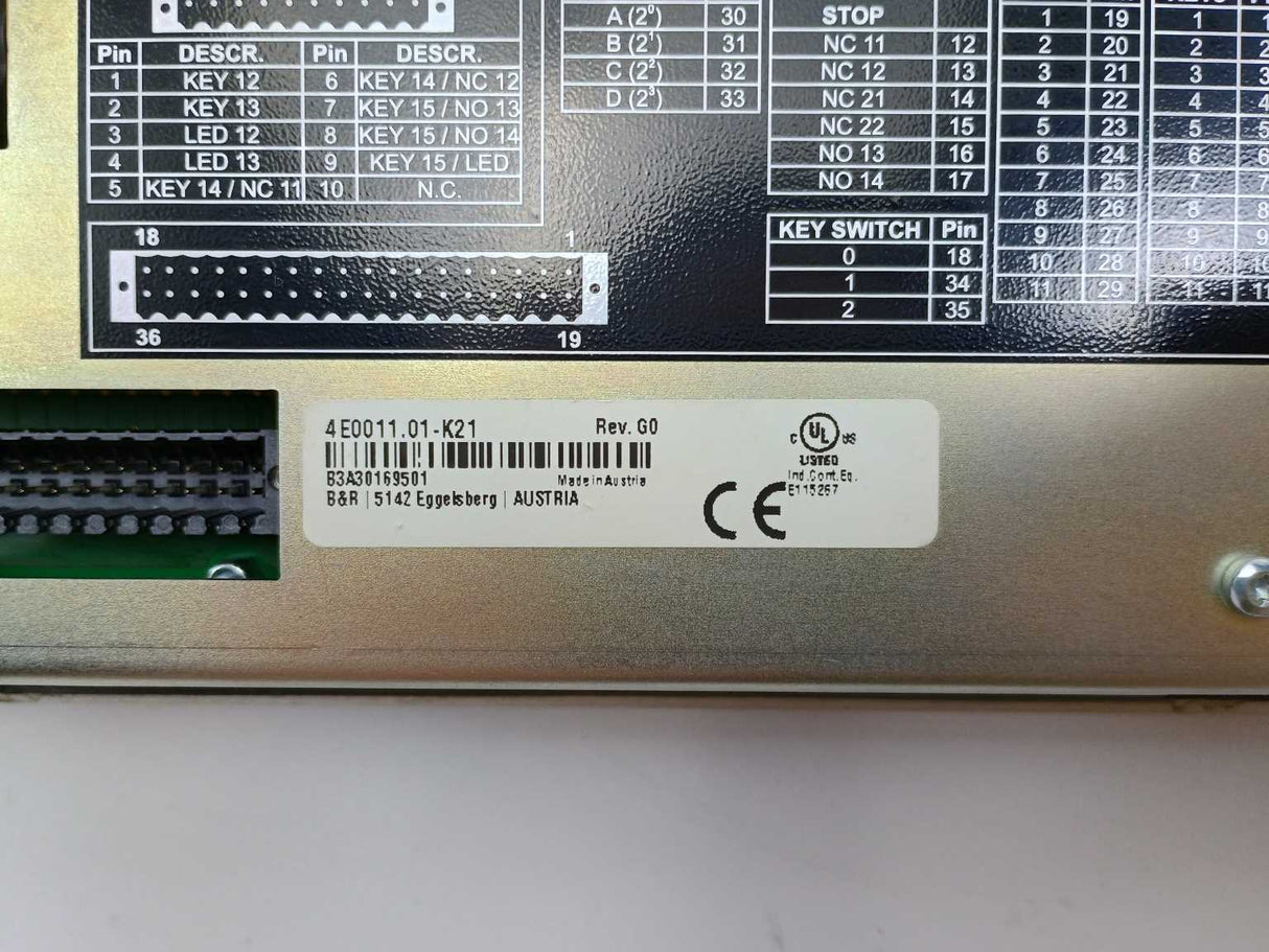 B&R 4E0011.01-K21 Keypad Module