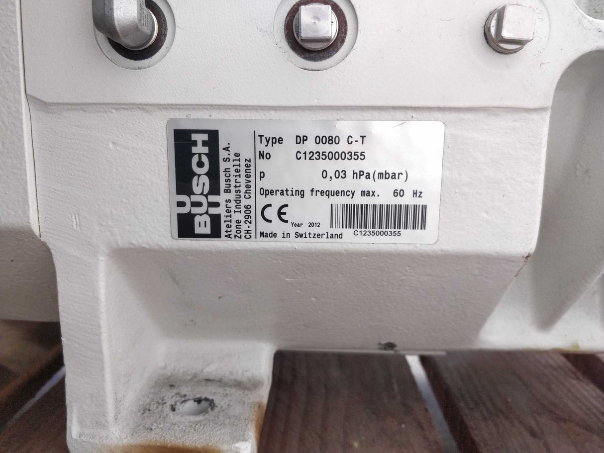 Busch NS 0070 A EZ3 ZZXX DP 0080 C-T Vacuum pump