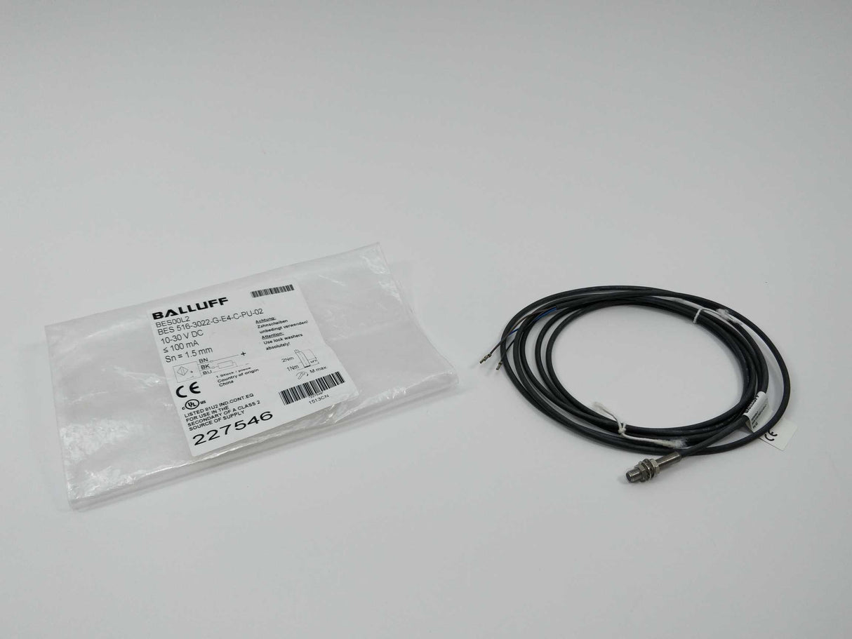 BALLUFF BES 516-3022-G-E4-C-PU-02 BES00L2 Inductive standard sensor
