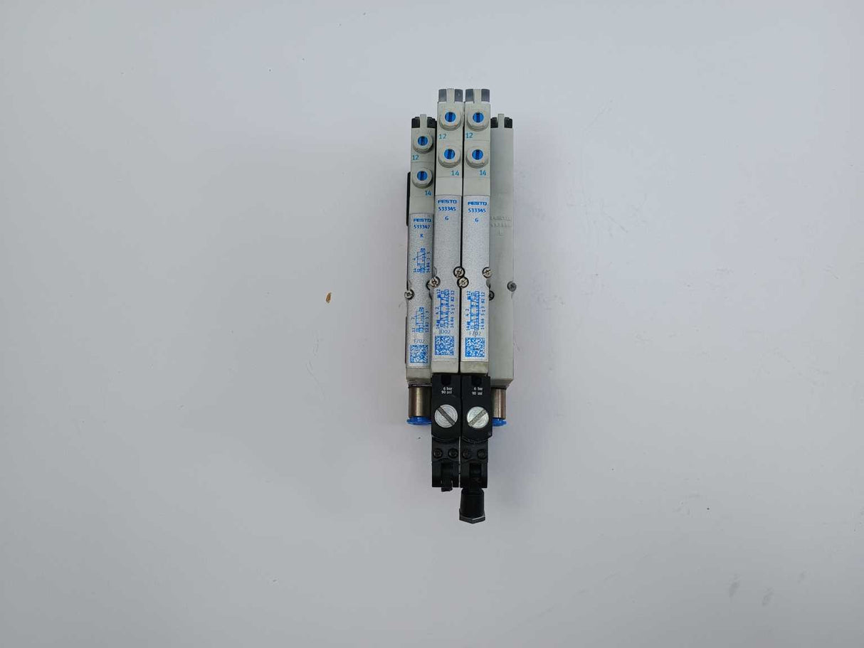 Festo 549053 Regulator Plate with 2X 533345, 533347, 549053, 533352