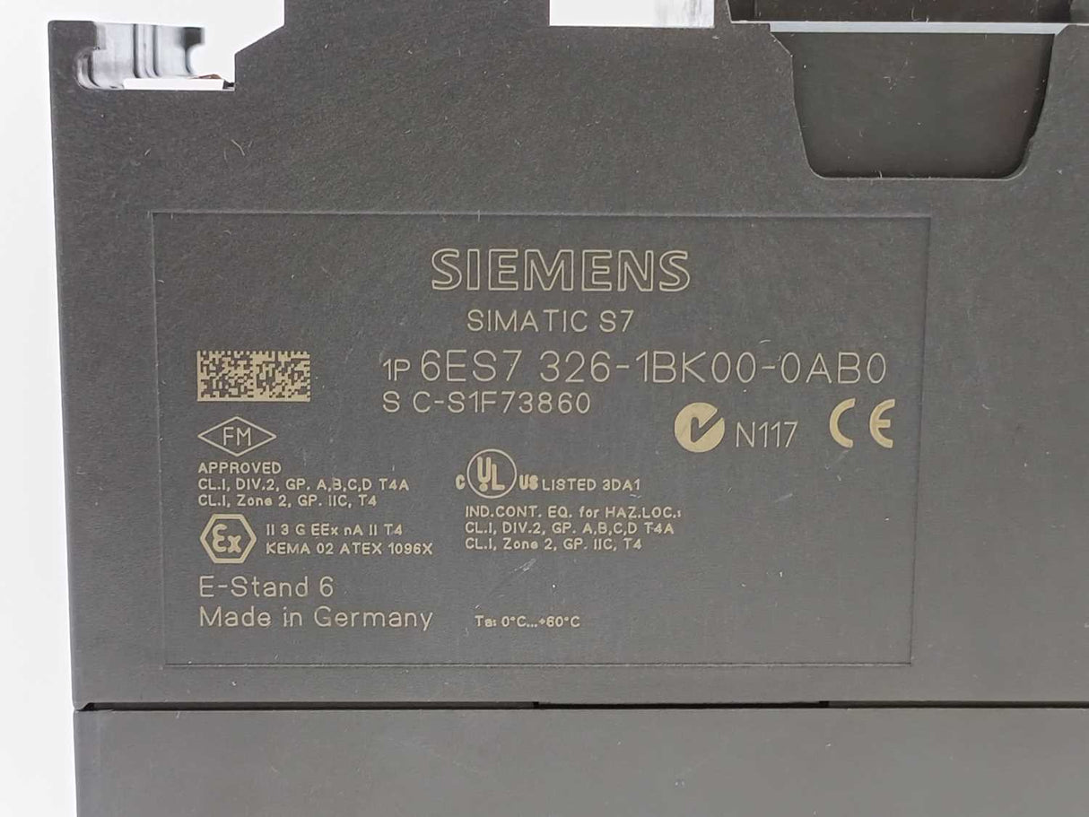 Siemens 6ES7326-1BK00-0AB0 SIMATIC S7
