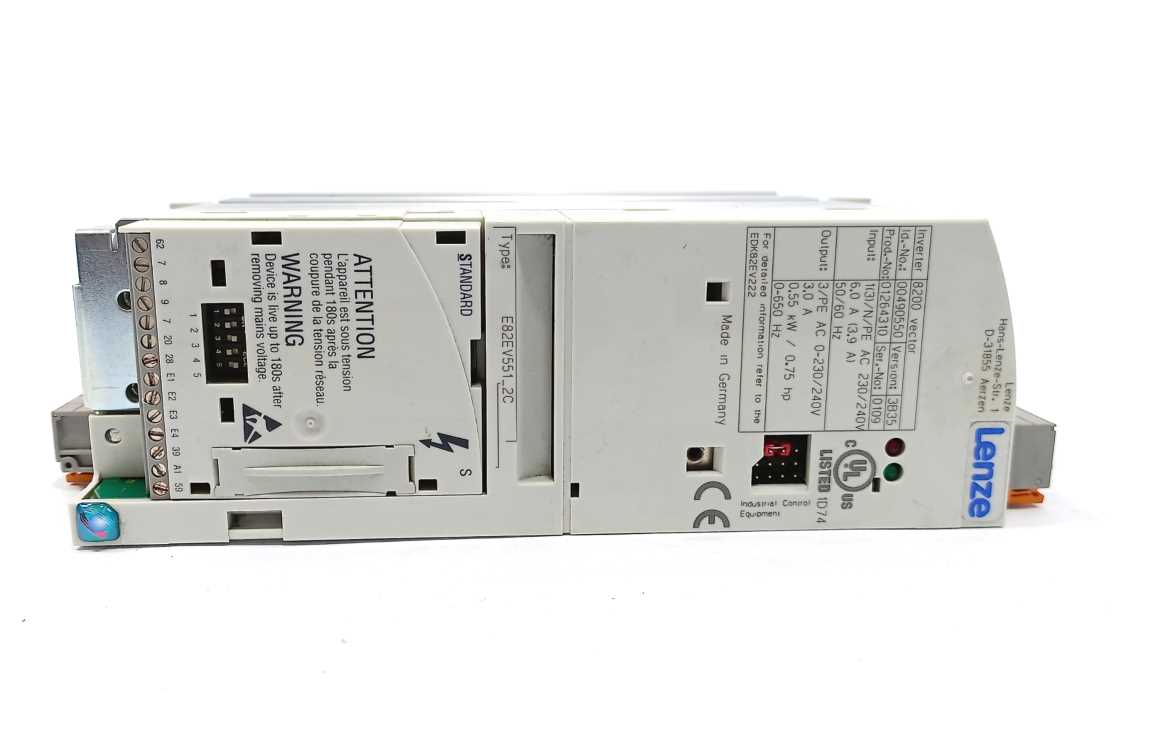 LENZE E82EV551S2C 00490550 E82EV551_2C