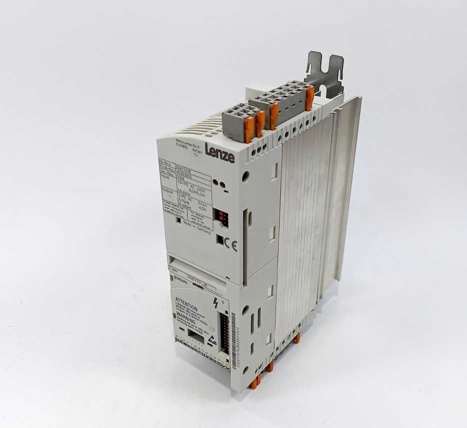 LENZE E82EV751S2B 8200 VECTOR INVERTER, 00417418 E82EV751_2B