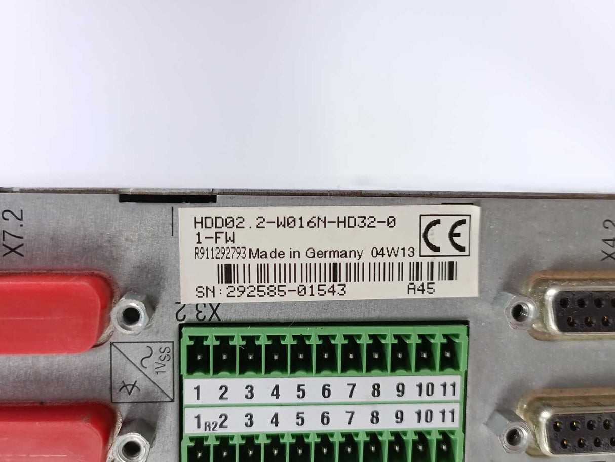 Rexroth Indramat R911292793 HDD02.2-W016N-HD32-01-FW