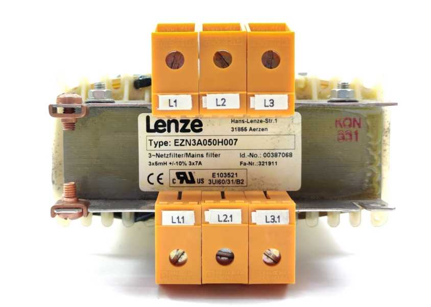LENZE EZN3A050H007 3-Ntezfilter/Mains Filter