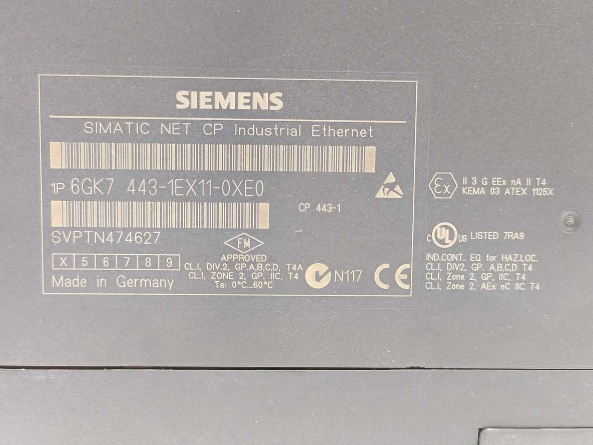 Siemens 6GK7443-1EX11-0XE0 CP 443-1