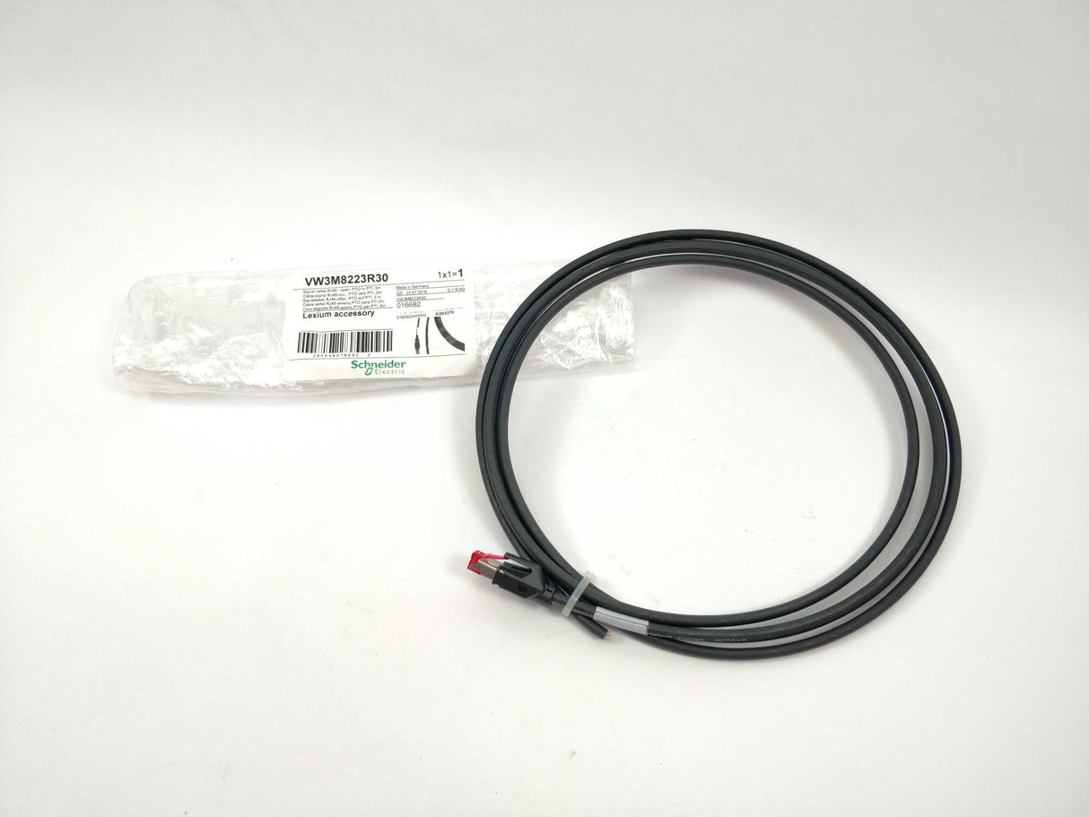 Schneider Electric VW3M8223R30 Signal Cable, RJ45-open, PTO to PTI, 3m