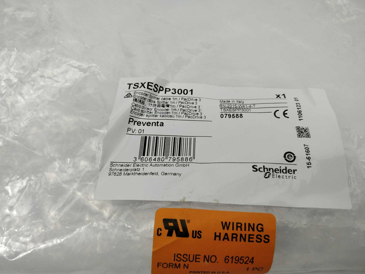 Schneider Electric TSXESPP3001 Encoder Splitter Cable, 1m