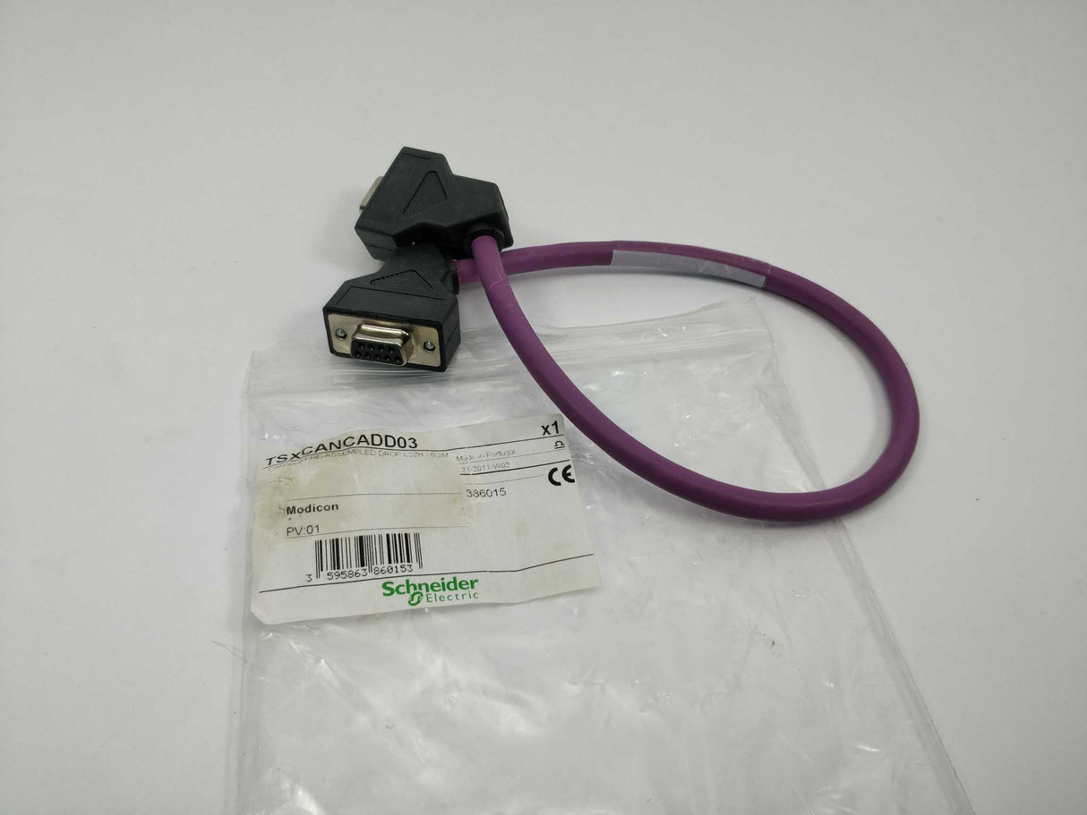 Schneider Electric TSXCANCADD03 CANopen Pre-Assembled Drop LSZH 0.3m
