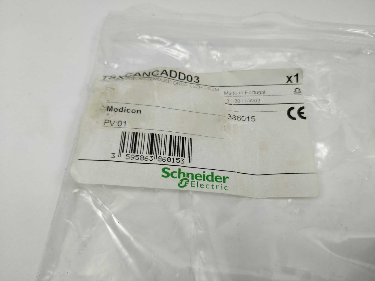 Schneider Electric TSXCANCADD03 CANopen Pre-Assembled Drop LSZH 0.3m