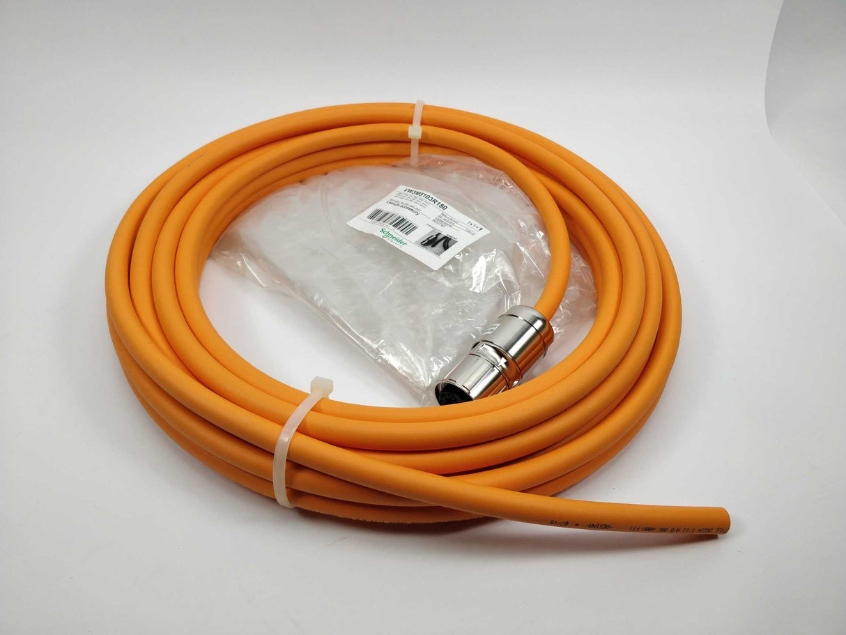 Schneider Electric VW3M5103R150 Motor Cable, 15m, M40 - open, 4mm²