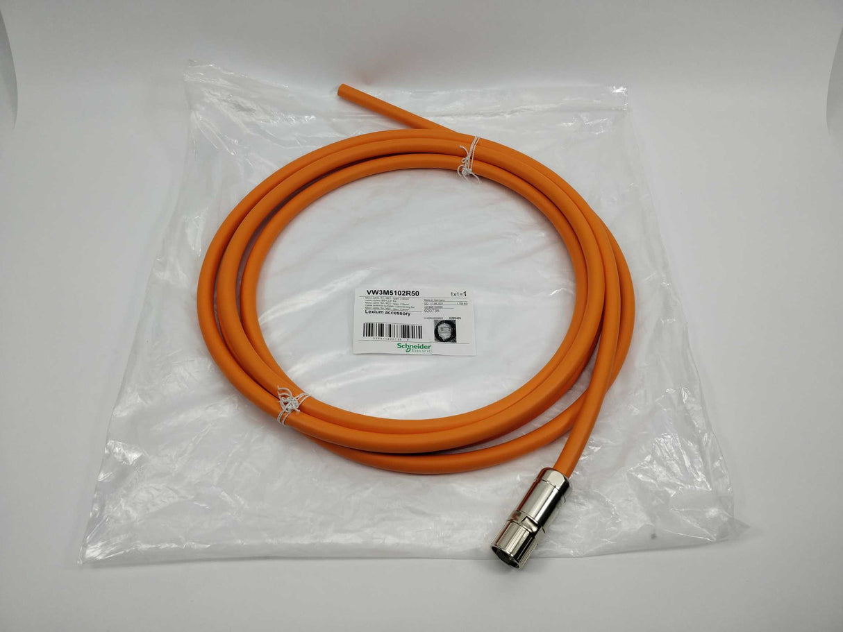 Schneider Electric VW3M5102R50 Motor Cable, 5m, M23 - open, 2,5mm²
