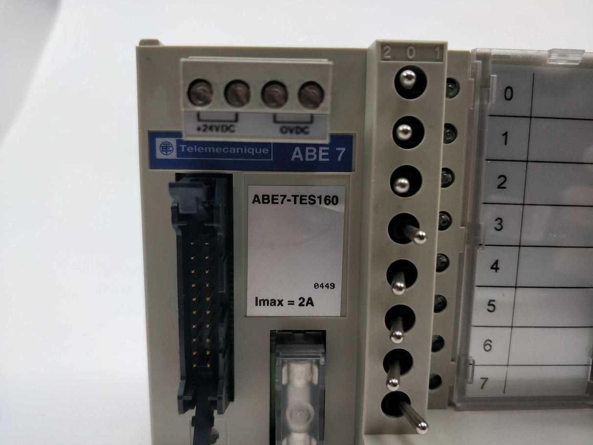 TELEMECANIQUE ABE7-TES160 I/O Simulator Sub-Base