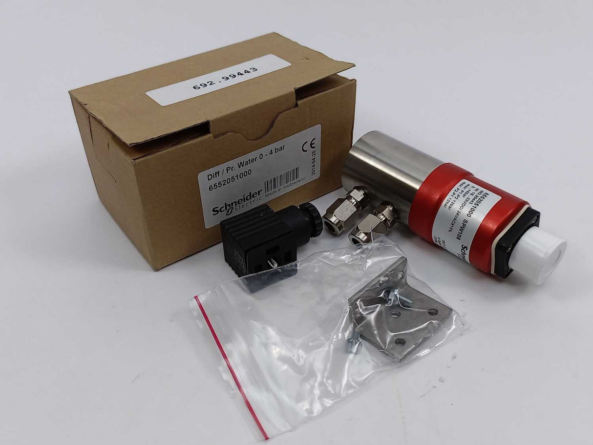 Schneider Electric 6552051000 Diff Wet Pressure Sensor. 0 to 4 bar