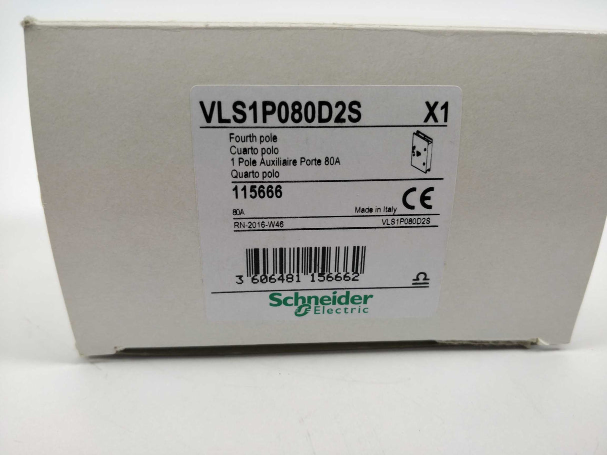 Schneider Electric VLS1P080D2S Fourth pole
