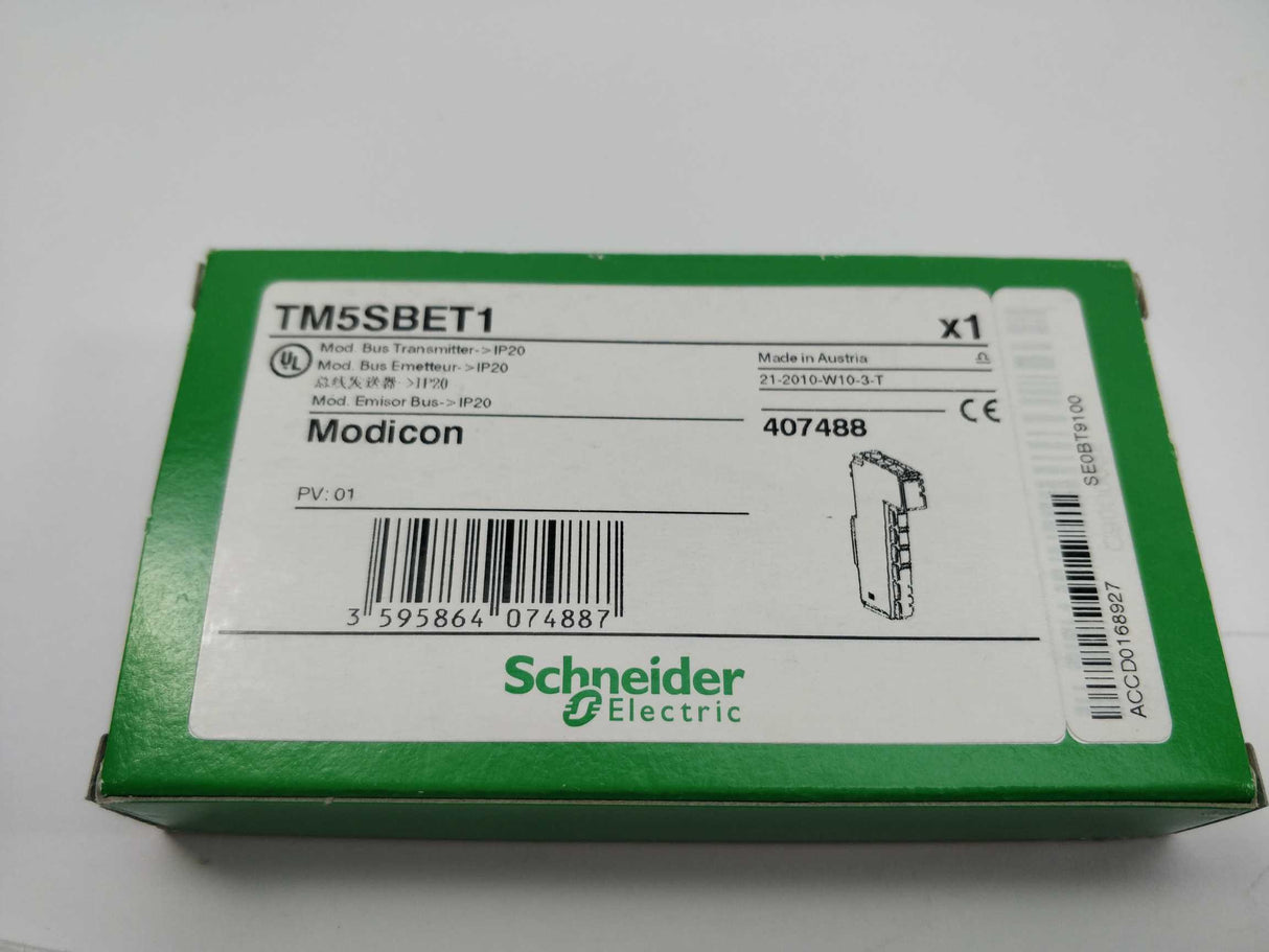 Schneider Electric TM5SBET1 Mod. Bus Transmitter ->IP20