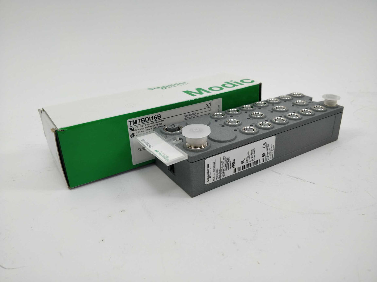 Schneider Electric TM7BDI16B IP67 Exp. Block 16 DI 24Vdc/M8