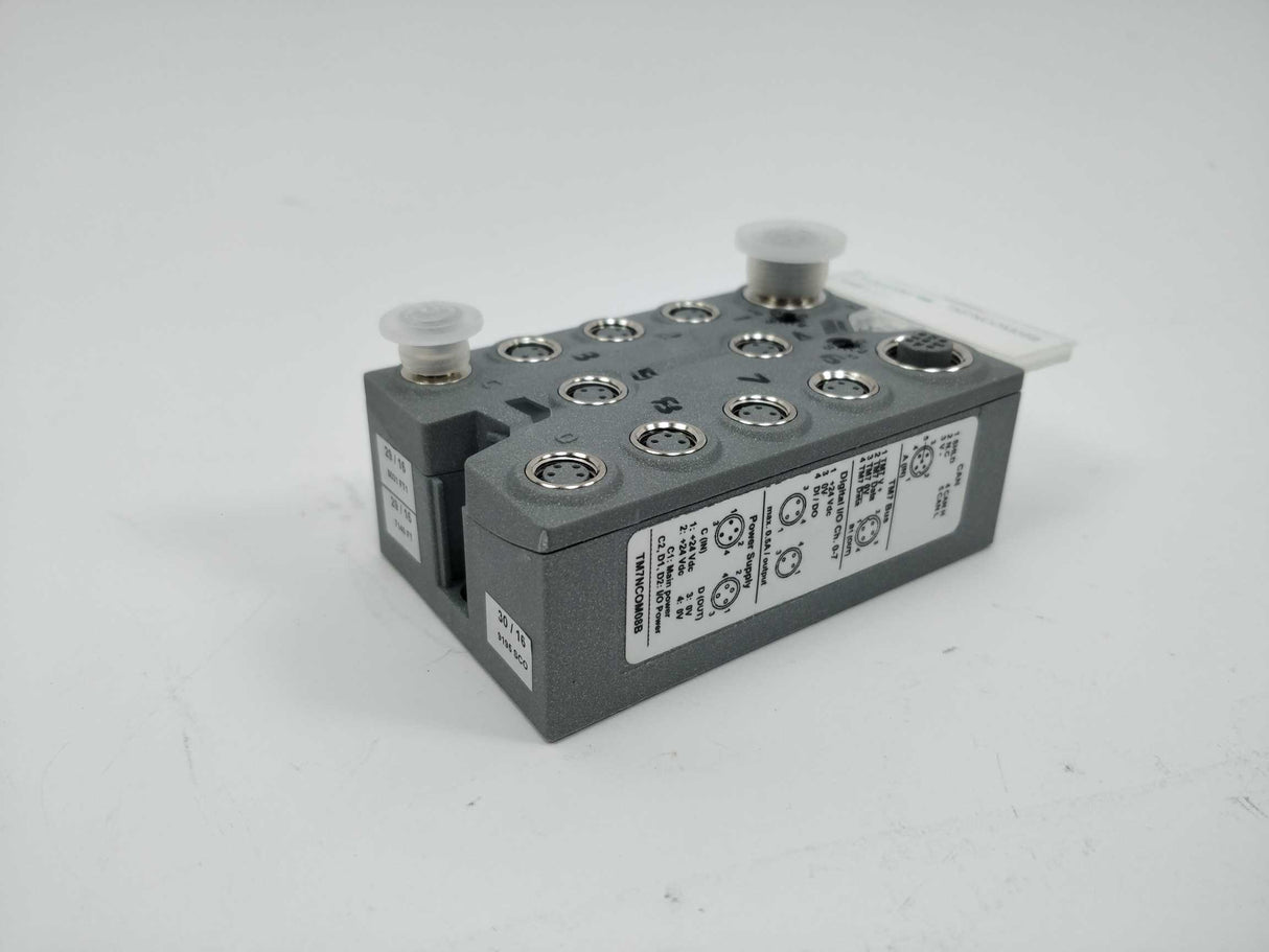 Schneider Electric TM7NCOM08B IP67 CANopen I/O Block, 8DI/DO, M8