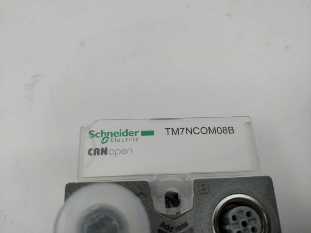 Schneider Electric TM7NCOM08B IP67 CANopen I/O Block, 8DI/DO, M8