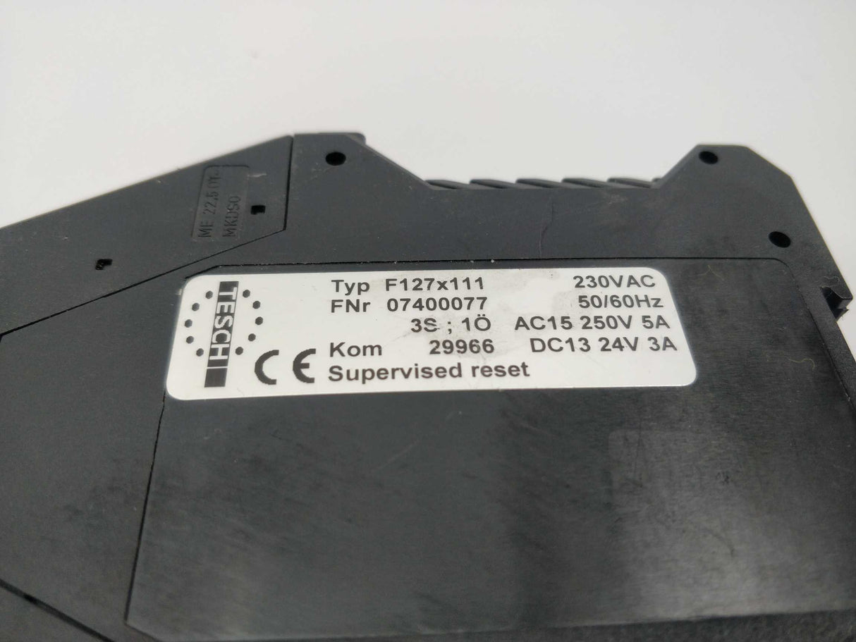TESCH 07400077 F127x111 Safety Relay