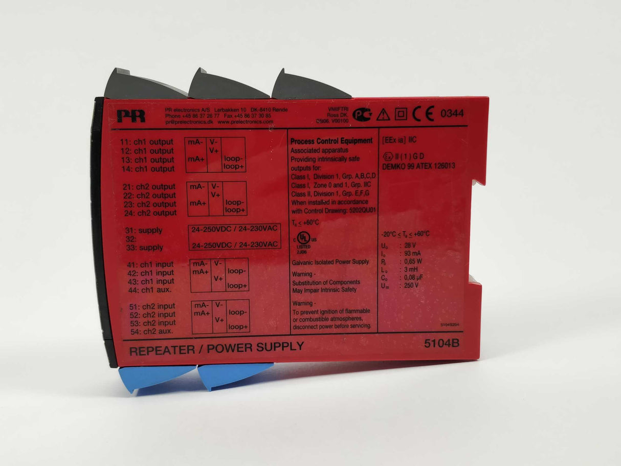 PR Electronics 5104BB2B 5104B Repeater/Power Supply