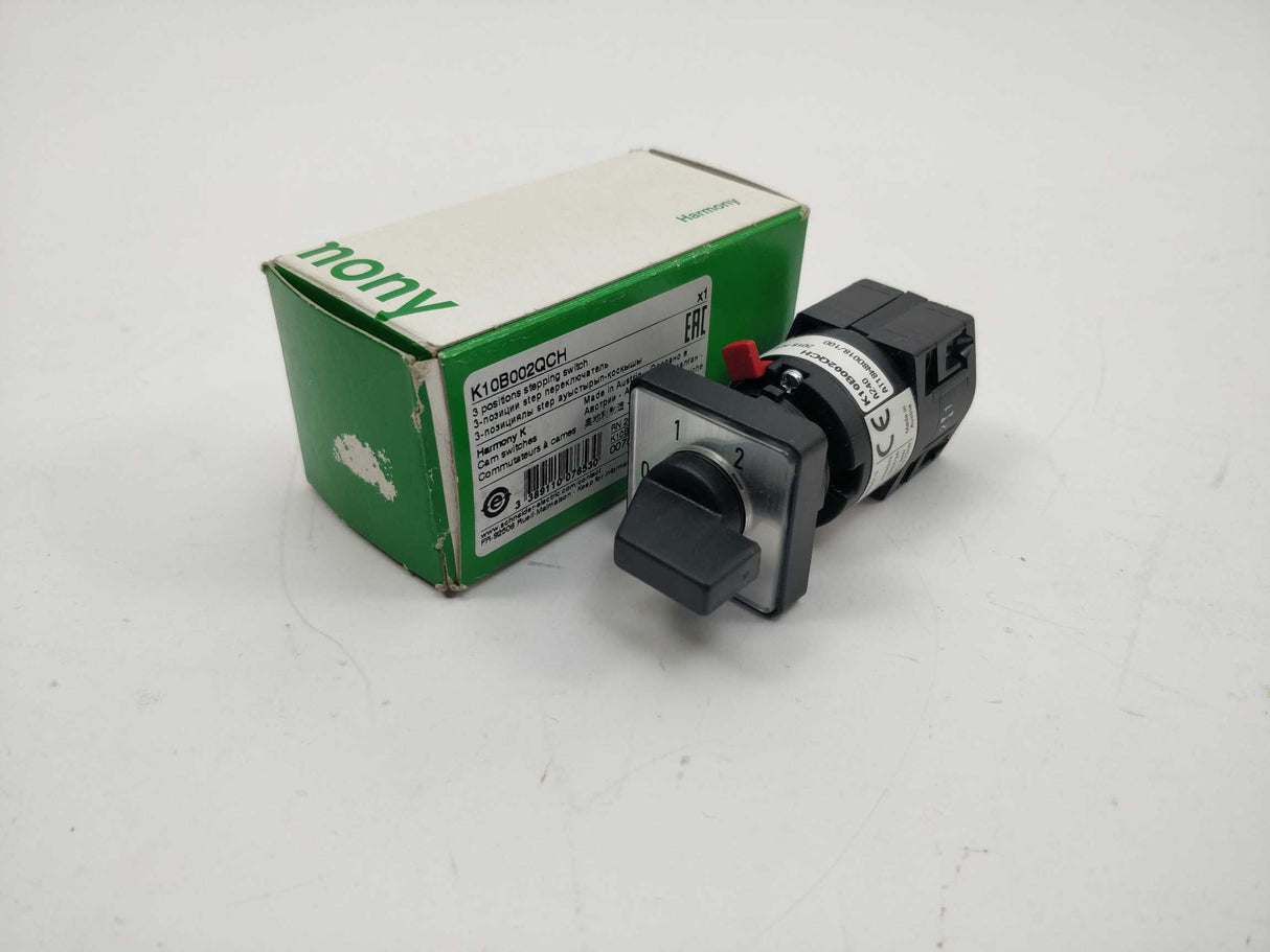Schneider Electric K10B002QCH 3 Positions Stepping Switch