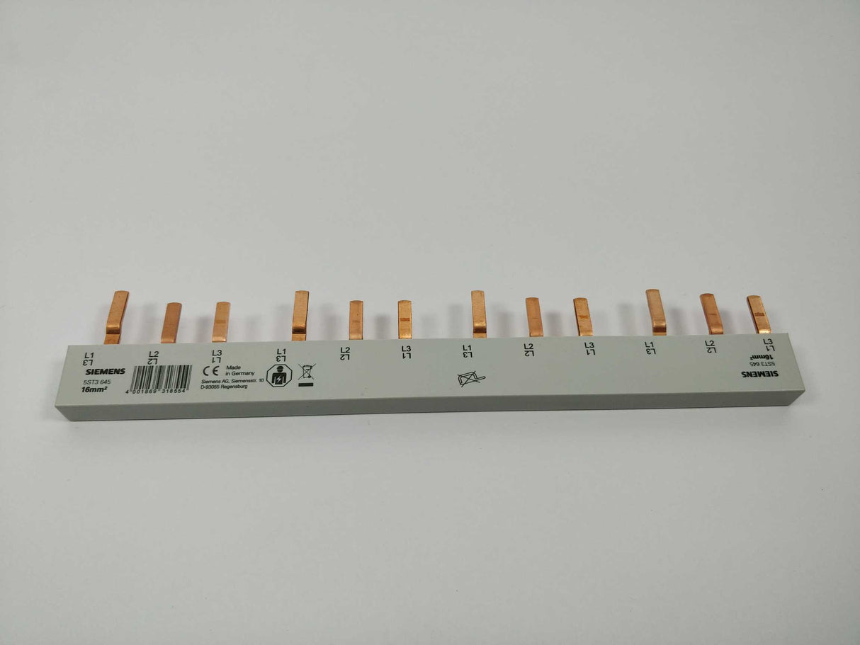 Siemens 5ST3645 Pin busbar. 10 Pcs.