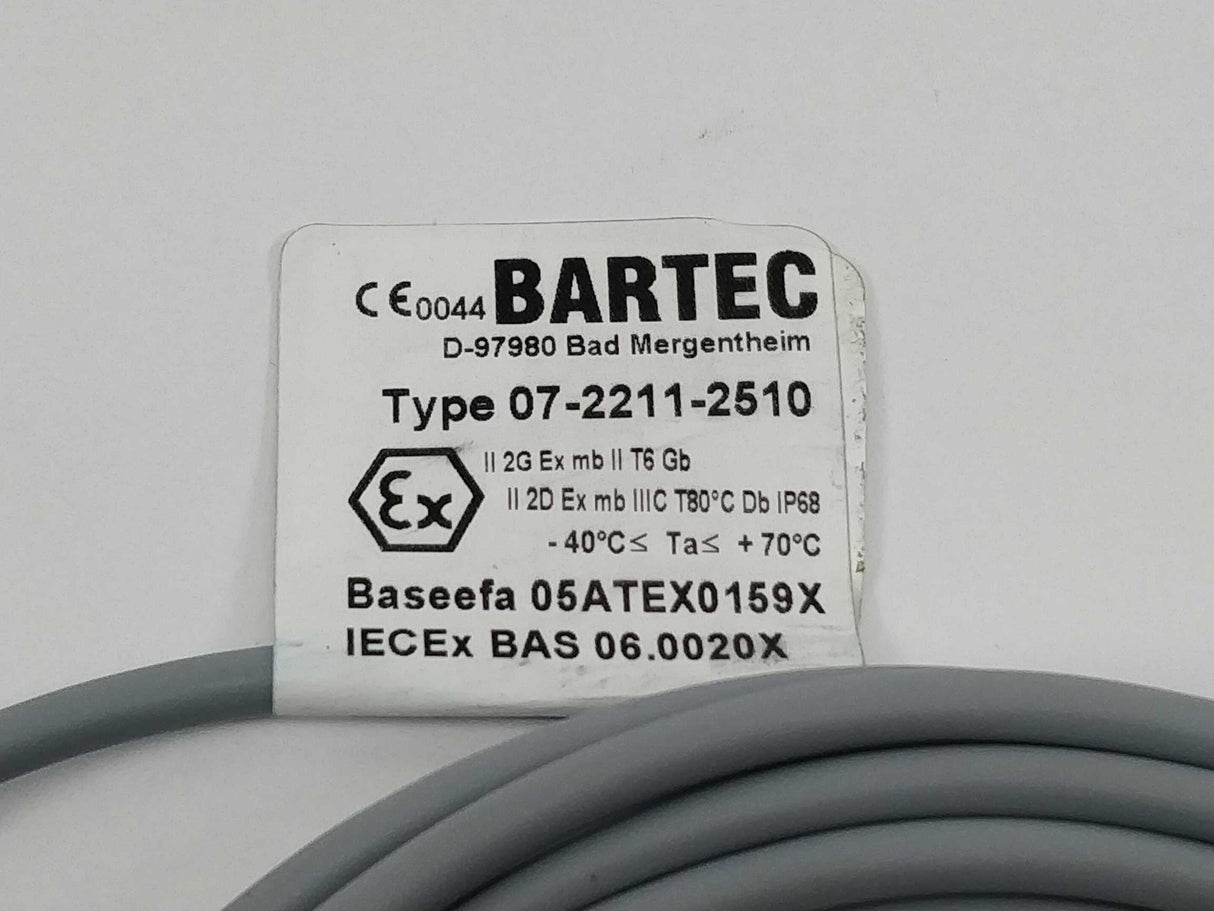 Bartec 07-2211-2510 110311/14