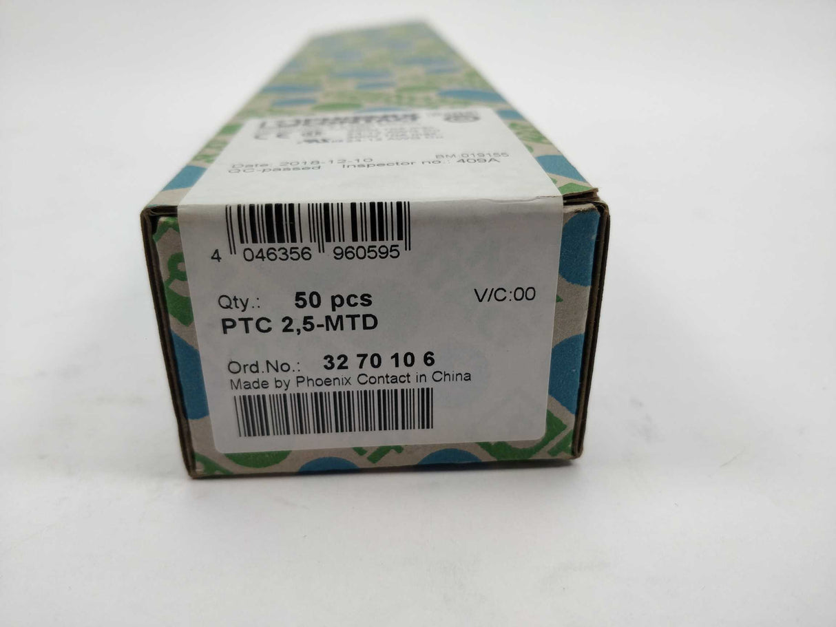 Phoenix Contact 3270106 PTC 2,5-MTD 50 Pcs.